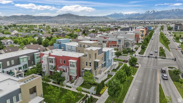4955 W Daybreak Pkwy, South Jordan, UT 84009 - aerial perspective of suburban area featuring a mountainous background