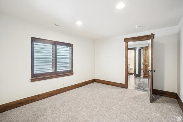 1236 S 2240 E, Heber City, UT 84032 - carpeted spare room featuring baseboards, recessed lighting, and a smoke detector