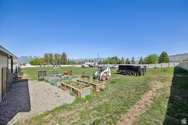 1236 S 2240 E, Heber City, UT 84032 - view of yard featuring a mountain view and a vegetable garden