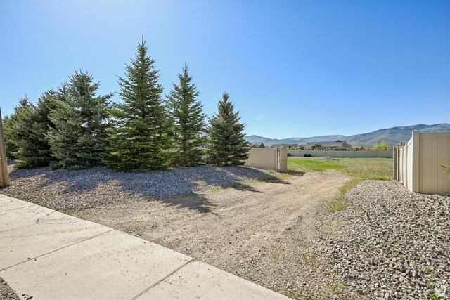 1236 S 2240 E, Heber City, UT 84032 - view of yard featuring fence and a mountain view