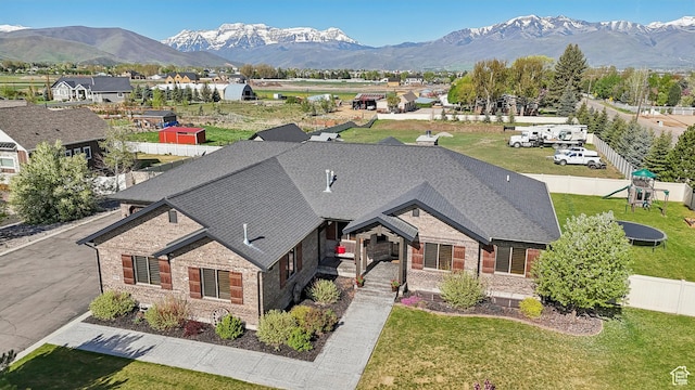 1236 S 2240 E, Heber City, UT 84032 - aerial view of property and surrounding area featuring mountains