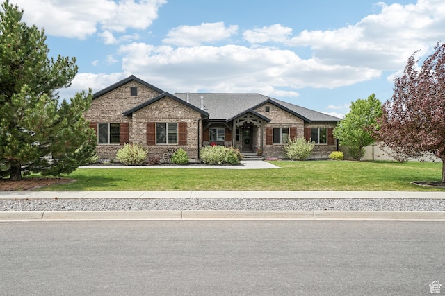 1236 S 2240 E, Heber City, UT 84032 - craftsman-style house featuring brick siding and a front lawn