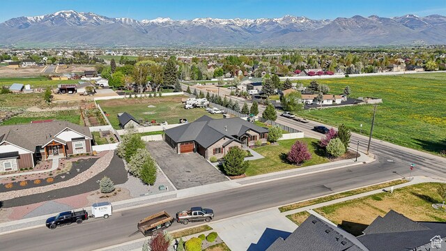 1236 S 2240 E, Heber City, UT 84032 - aerial view of residential area featuring a mountain backdrop