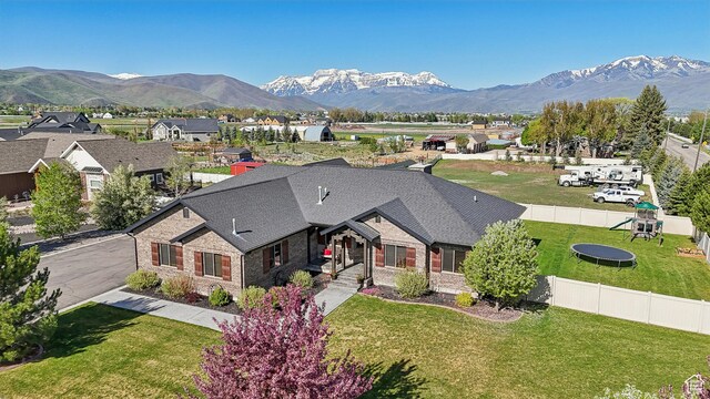1236 S 2240 E, Heber City, UT 84032 - view from above of property featuring a mountain backdrop