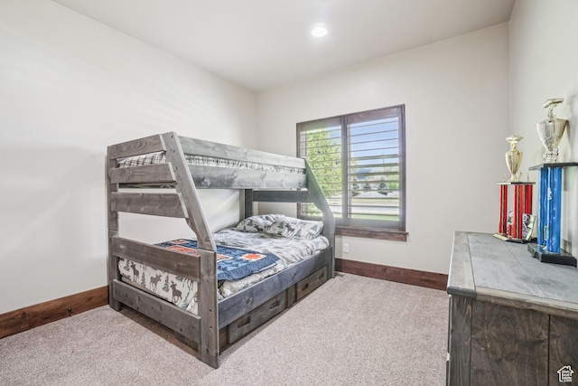 1236 S 2240 E, Heber City, UT 84032 - bedroom with carpet flooring, baseboards, and recessed lighting