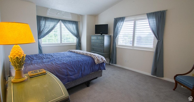 3139 N 800 E, North Ogden, UT 84414 - bedroom with lofted ceiling, carpet flooring, and baseboards