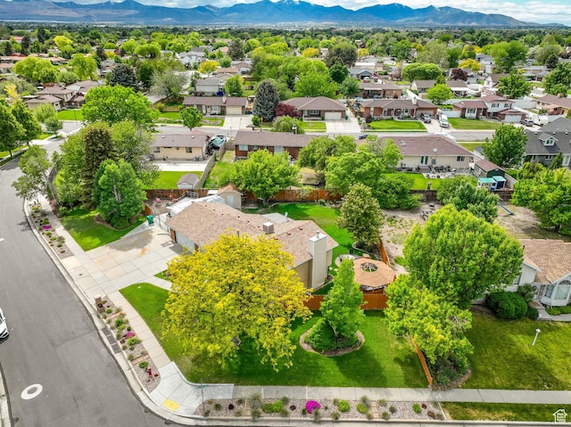 2298 W Jordan Meadows Cv, West Jordan, UT 84084 - aerial perspective of suburban area with a mountain backdrop