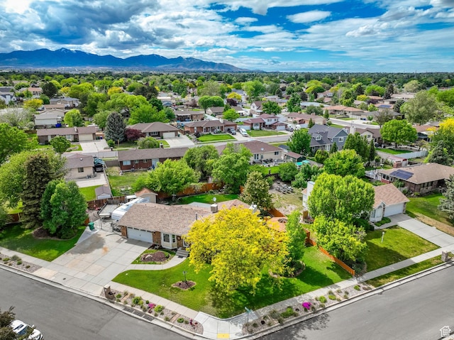2298 W Jordan Meadows Cv, West Jordan, UT 84084 - aerial view of residential area featuring mountains