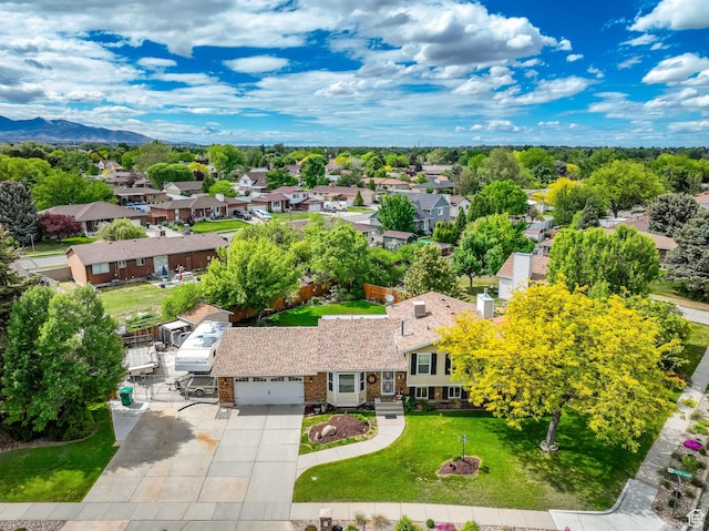 2298 W Jordan Meadows Cv, West Jordan, UT 84084 - aerial perspective of suburban area featuring a mountainous background