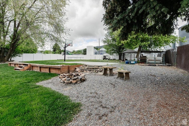 view of yard