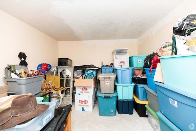 view of storage room