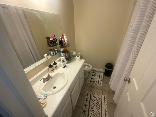 595 N 1200th St E, Lehi, UT 84043 - bathroom featuring tile patterned floors, vanity, and toilet