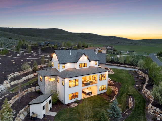 1677 Lambert Ln, Kamas, UT 84036 - view from above of property featuring a mountainous background