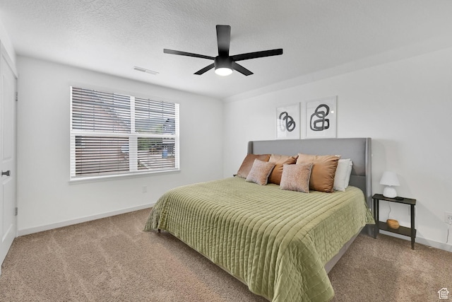 3553 N Willow Creek Ln E, Eden, UT 84310 - carpeted bedroom featuring baseboards and ceiling fan