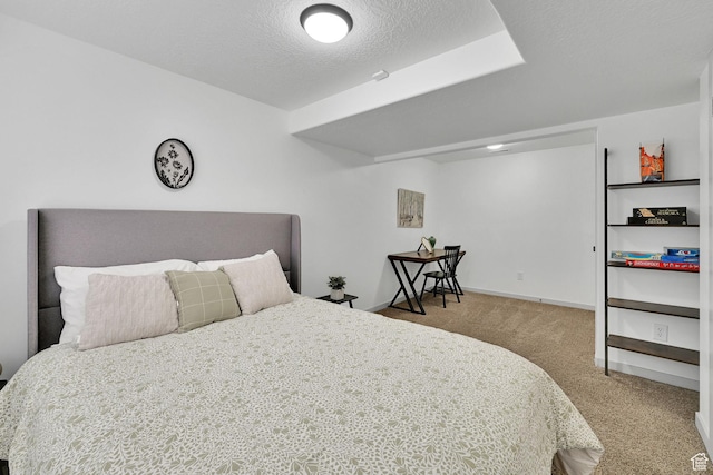 3553 N Willow Creek Ln E, Eden, UT 84310 - bedroom featuring carpet flooring, a textured ceiling, and baseboards