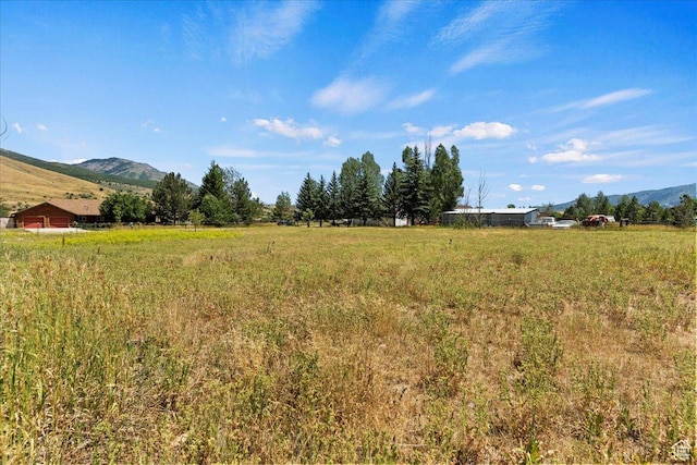 5375 N 3325 E, Eden, UT 84310 - view of yard featuring a mountain view and a rural view