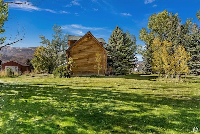 5375 N 3325 E, Eden, UT 84310 - view of green lawn with a mountain view