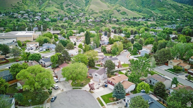 aerial view of residential area