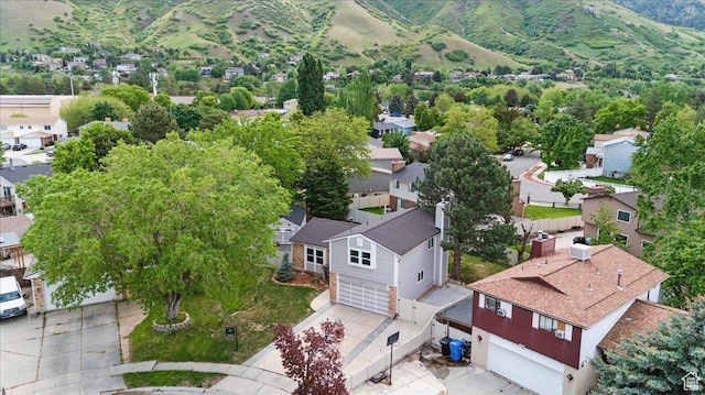 aerial perspective of suburban area