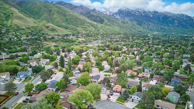aerial view of mountains