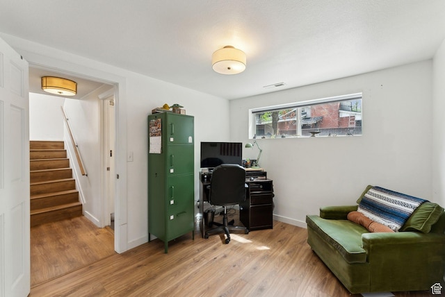 32 S Kingdon Ln E, North Salt Lake, UT 84054 - office area with light wood-type flooring and baseboards