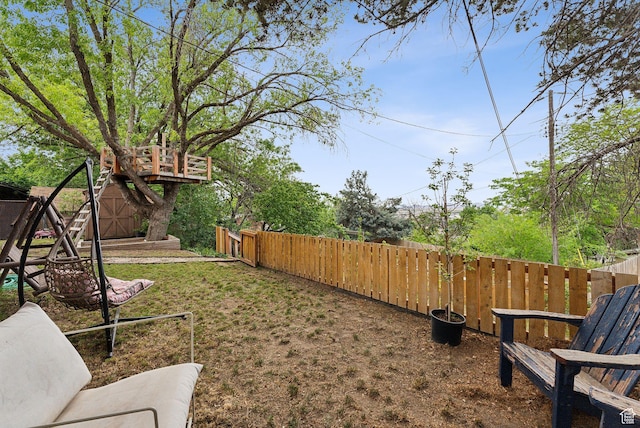 32 S Kingdon Ln E, North Salt Lake, UT 84054 - view of fenced backyard