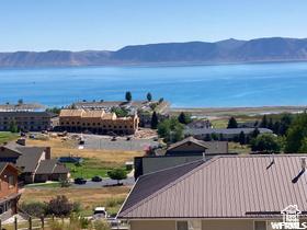 water view with mountains