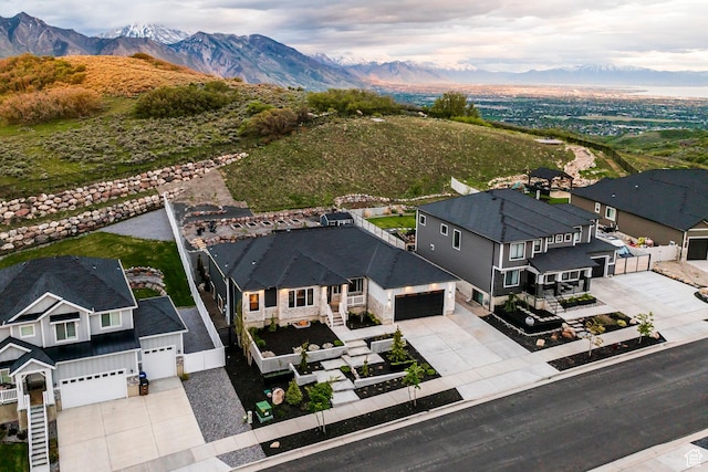 14943 S Auburn Sky Dr Unit 129, Draper, UT 84020 - aerial perspective of suburban area with mountains