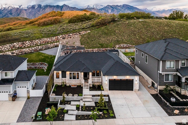 14943 S Auburn Sky Dr Unit 129, Draper, UT 84020 - aerial perspective of suburban area featuring mountains