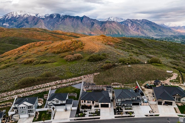 14943 S Auburn Sky Dr Unit 129, Draper, UT 84020 - aerial perspective of suburban area featuring a mountain backdrop
