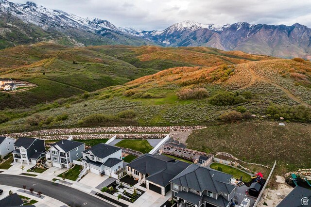 14943 S Auburn Sky Dr Unit 129, Draper, UT 84020 - aerial view of residential area featuring mountains
