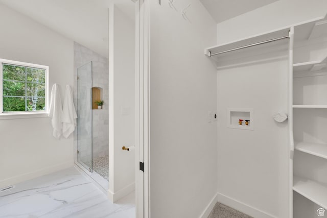 1128 N 850 E, Pleasant Grove, UT 84062 - laundry area with hookup for a washing machine, hookup for an electric dryer, and baseboards