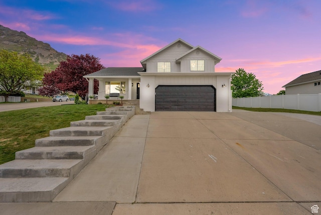 1128 N 850 E, Pleasant Grove, UT 84062 - view of front of home with driveway and an attached garage