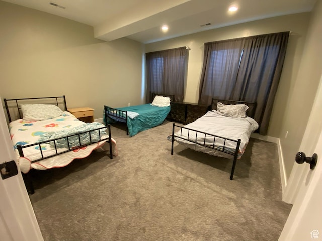 9362 N Sunnyvale Dr, Eagle Mountain, UT 84005 - carpeted bedroom featuring baseboards and recessed lighting