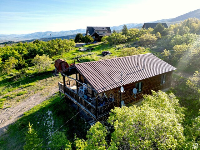11775 E 14270 N, Mount Pleasant, UT 84647 - view from above of property with mountains