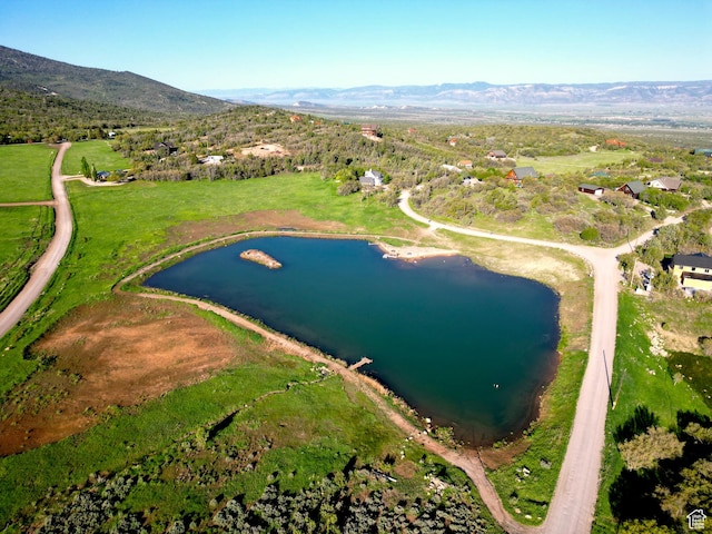 11775 E 14270 N, Mount Pleasant, UT 84647 - aerial overview of property's location featuring a water and mountain view