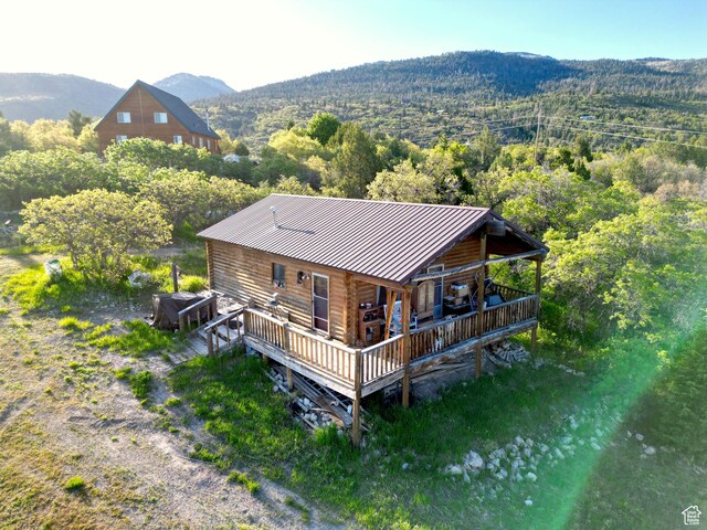 11775 E 14270 N, Mount Pleasant, UT 84647 - view from above of property featuring a forest and mountains