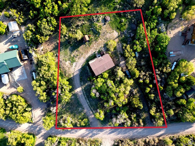 11775 E 14270 N, Mount Pleasant, UT 84647 - aerial view of property's location with property boundaries highlighted