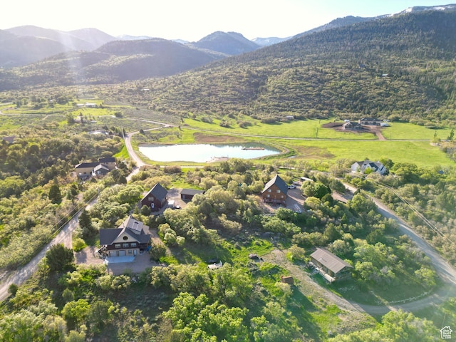 11775 E 14270 N, Mount Pleasant, UT 84647 - aerial overview of property's location featuring a water and mountain view