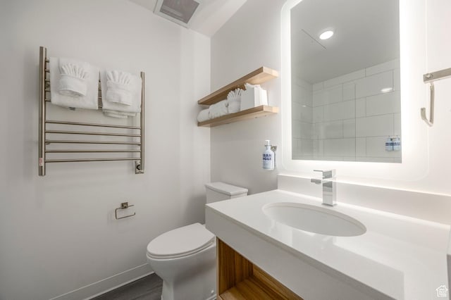 2670 Canyons Resort Dr Unit 331, Park City, UT 84098 - full bathroom featuring radiator, toilet, and vanity