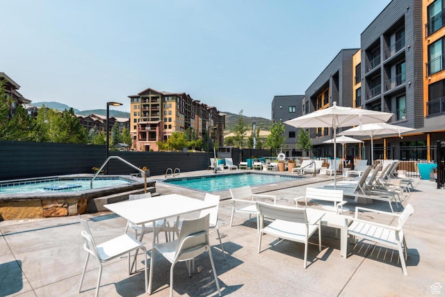 2670 Canyons Resort Dr Unit 331, Park City, UT 84098 - community pool featuring a hot tub and a patio