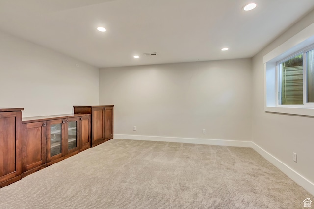 5277 S Morning Mesa Cir, Salt Lake City, UT 84123 - unfurnished room featuring recessed lighting, light carpet, and baseboards