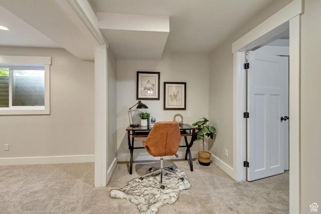 5277 S Morning Mesa Cir, Salt Lake City, UT 84123 - office area with carpet floors and baseboards