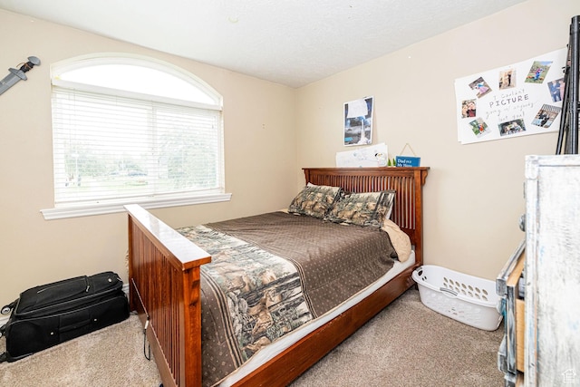 bedroom featuring carpet flooring