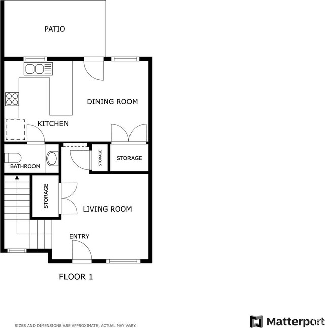 381 S State St E Unit 12, Provo, UT 84606 - room layout