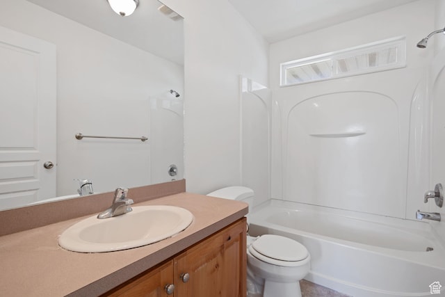 381 S State St E Unit 12, Provo, UT 84606 - bathroom with toilet, shower / bath combination, and vanity