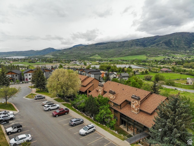 3615 N Wolf Lodge Dr Unit 1109, Eden, UT 84310 - aerial perspective of suburban area with mountains