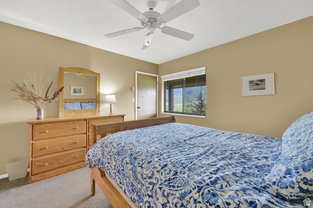 3615 N Wolf Lodge Dr Unit 1109, Eden, UT 84310 - carpeted bedroom featuring ceiling fan