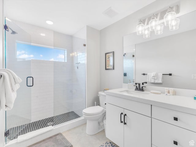 1374 Gambel Oak Way, Park City, UT 84098 - bathroom with toilet, a stall shower, and vanity