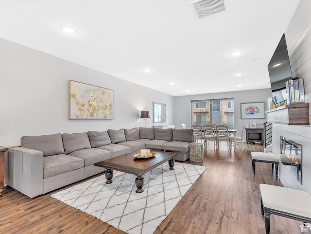1374 Gambel Oak Way, Park City, UT 84098 - living room with wood finished floors and recessed lighting